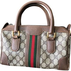 Gucci Monogram Boston Bag Vintage SOLD on Tradesy